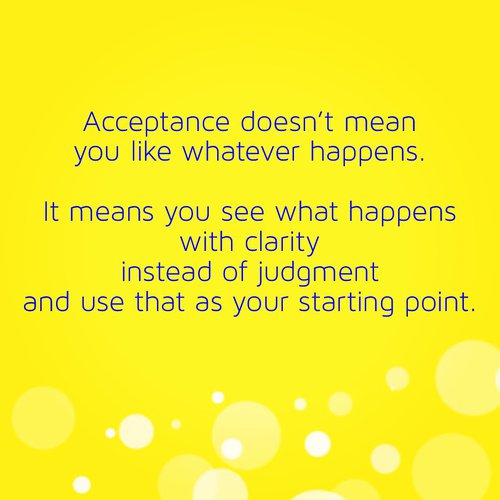 Acceptance