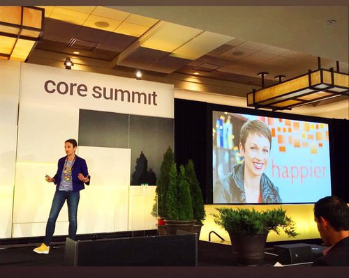 Nataly on stage core summit